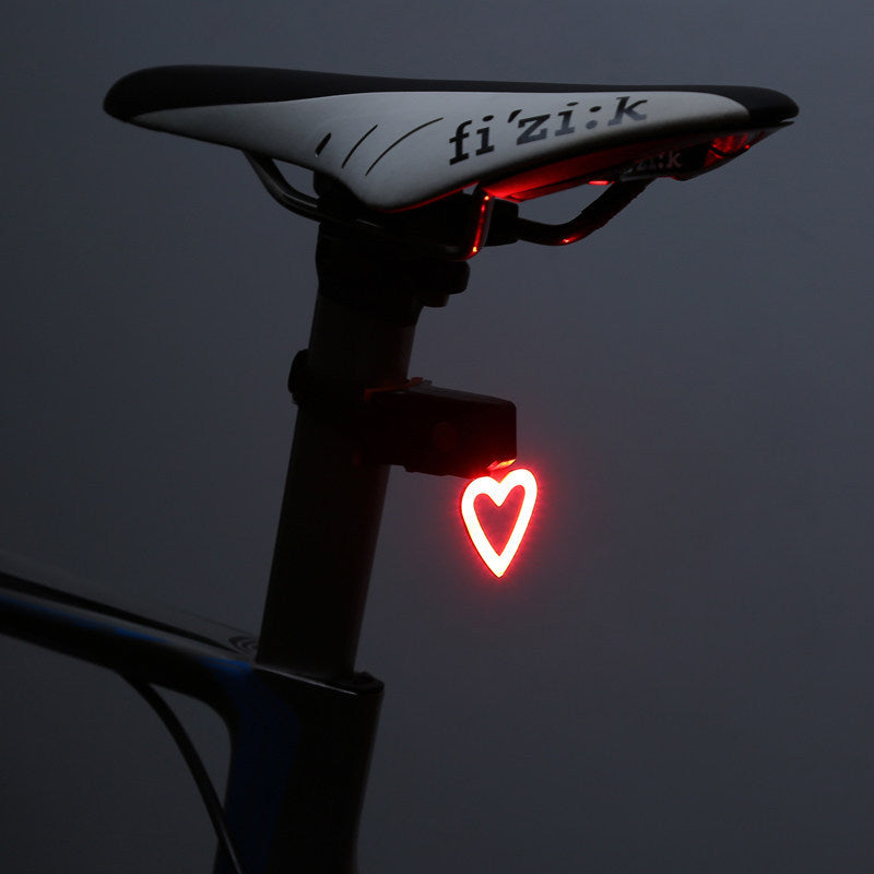 Fanale Posteriore LED Bici Ricaricabile USB - Alta Visibilità