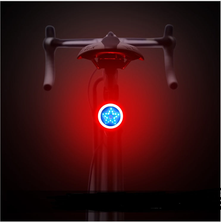 Fanale Posteriore LED Bici Ricaricabile USB - Alta Visibilità