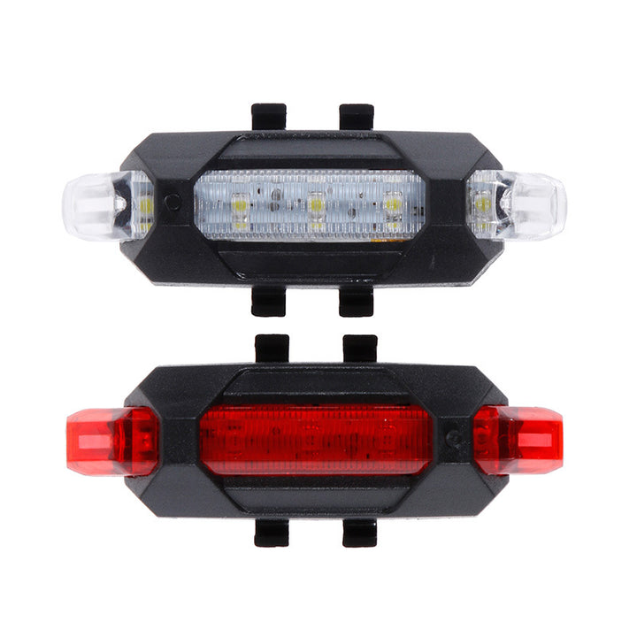 Luce posteriore a LED per bicicletta Bike parts Led Bianco e Rosso