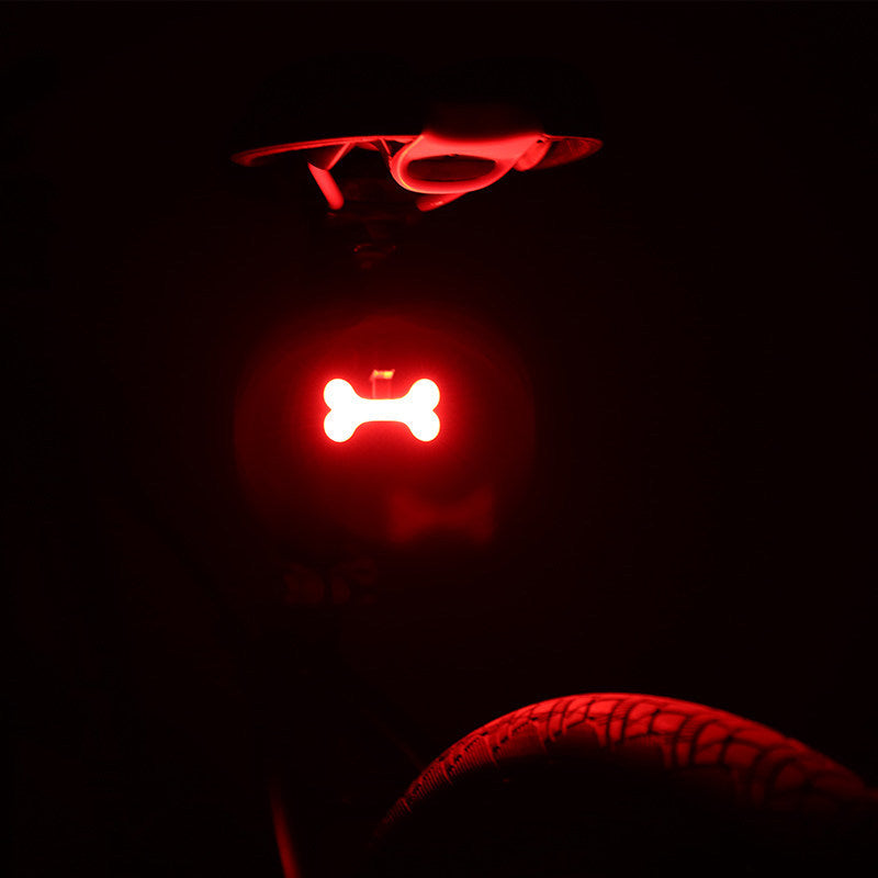 Fanale Posteriore LED Bici Ricaricabile USB - Alta Visibilità