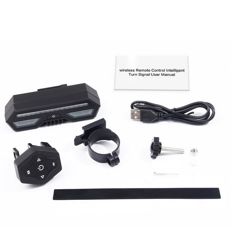 Fanale Posteriore Bici Intelligente con Indicatori Direzione Wireless - 85 Lumen