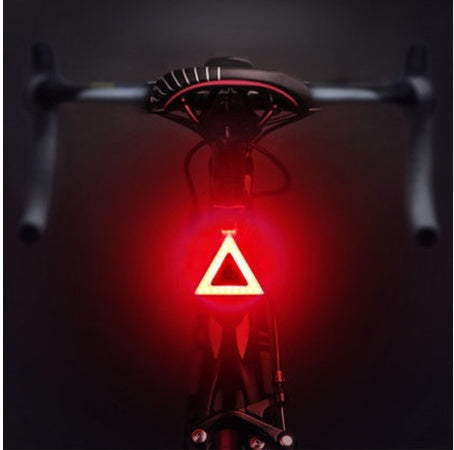 Fanale Posteriore LED Bici Ricaricabile USB - Alta Visibilità