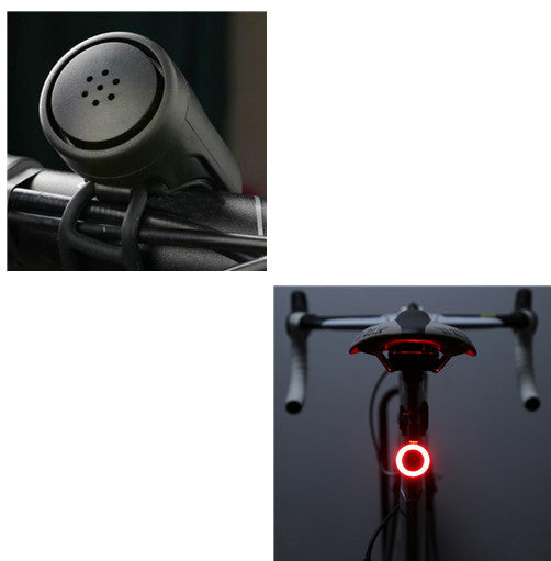 Fanale Posteriore LED Bici Ricaricabile USB - Alta Visibilità
