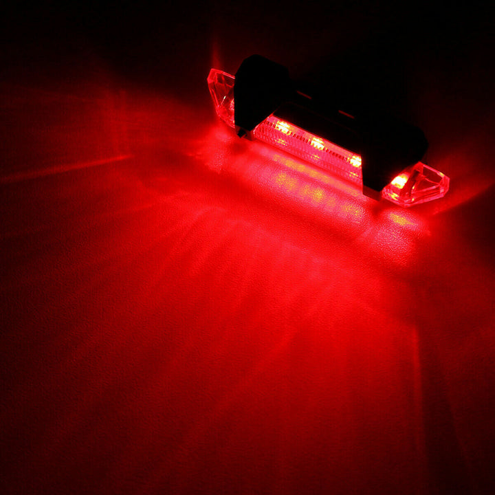 Set Luci LED Bici Ricaricabili USB - Faro Anteriore + Fanale Posteriore Impermeabile