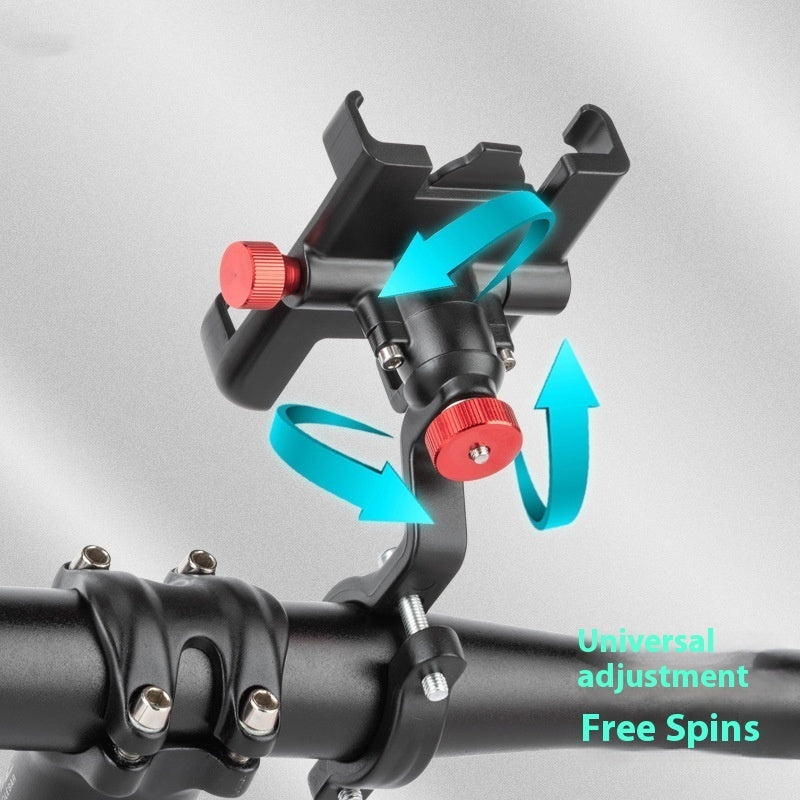 Supporto Smartphone Bici Alluminio Rotazione 360° - Universale Manubrio MTB Moto